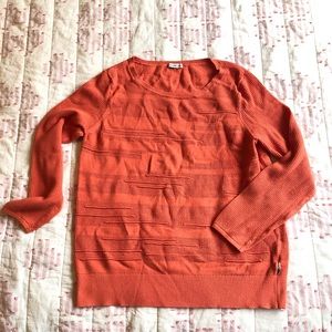 Orange Calvin Klein sweater